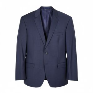 Ralph Ralph Lauren Dillards Wool Blazer Men 46R Black Blue Teamsters Vintage 90s